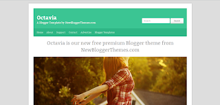 Octavia Blogger Template Is a Cean And Magazine Style Blogger Template