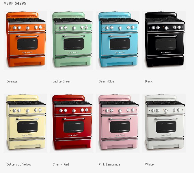 Stoves Stoves In Colors