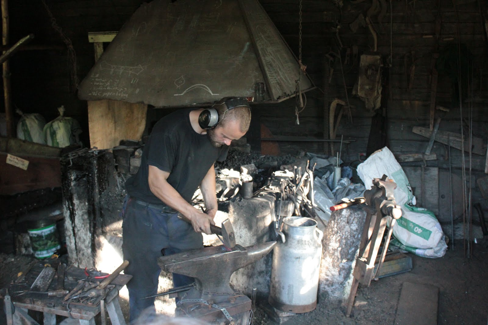 I am a blacksmith and craftsman whose hobbies are hunting, fishing, gathering and bushcrafting