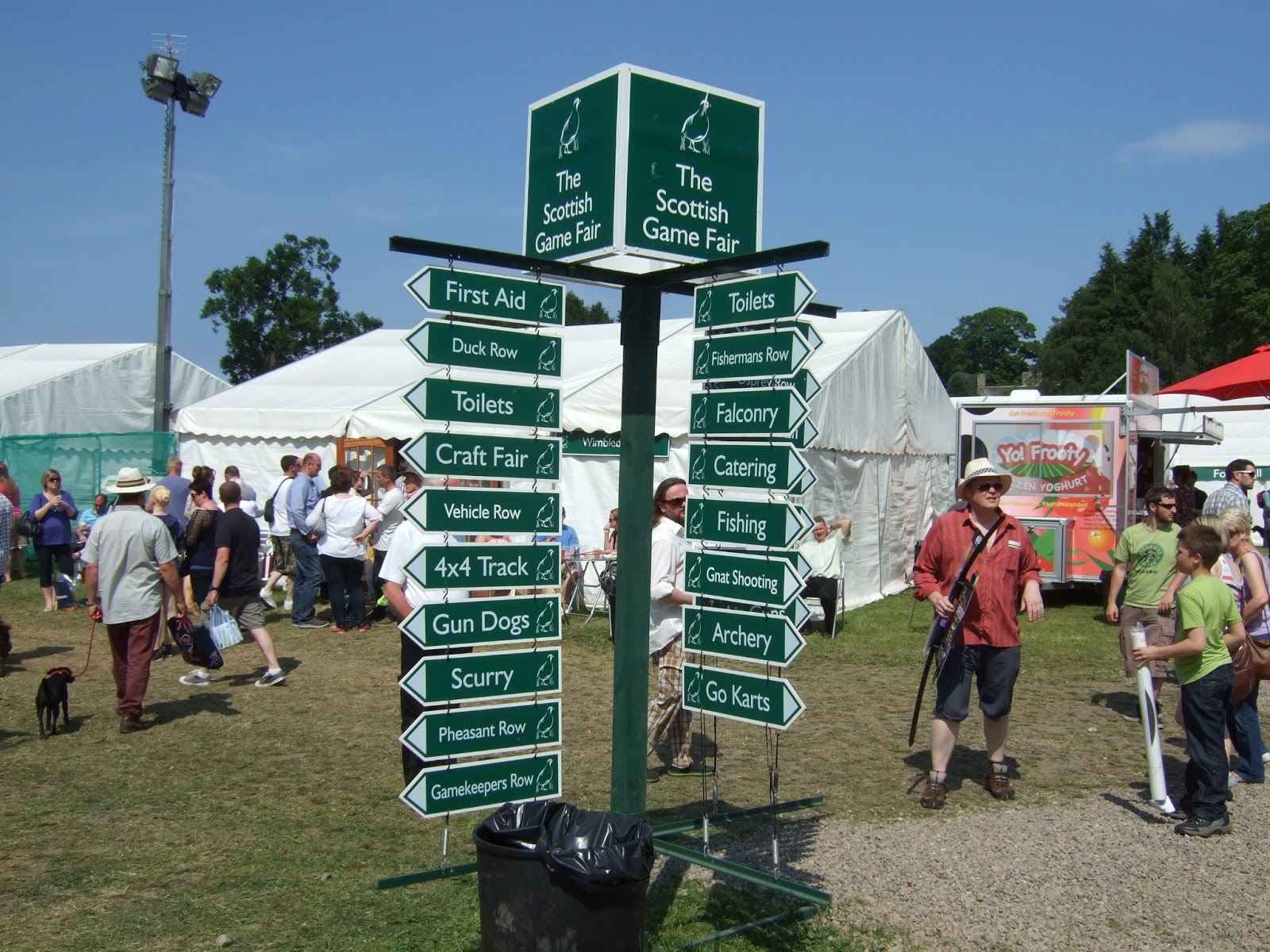 Dee & Don Salmon Fishing Scottish Game Fair 2013