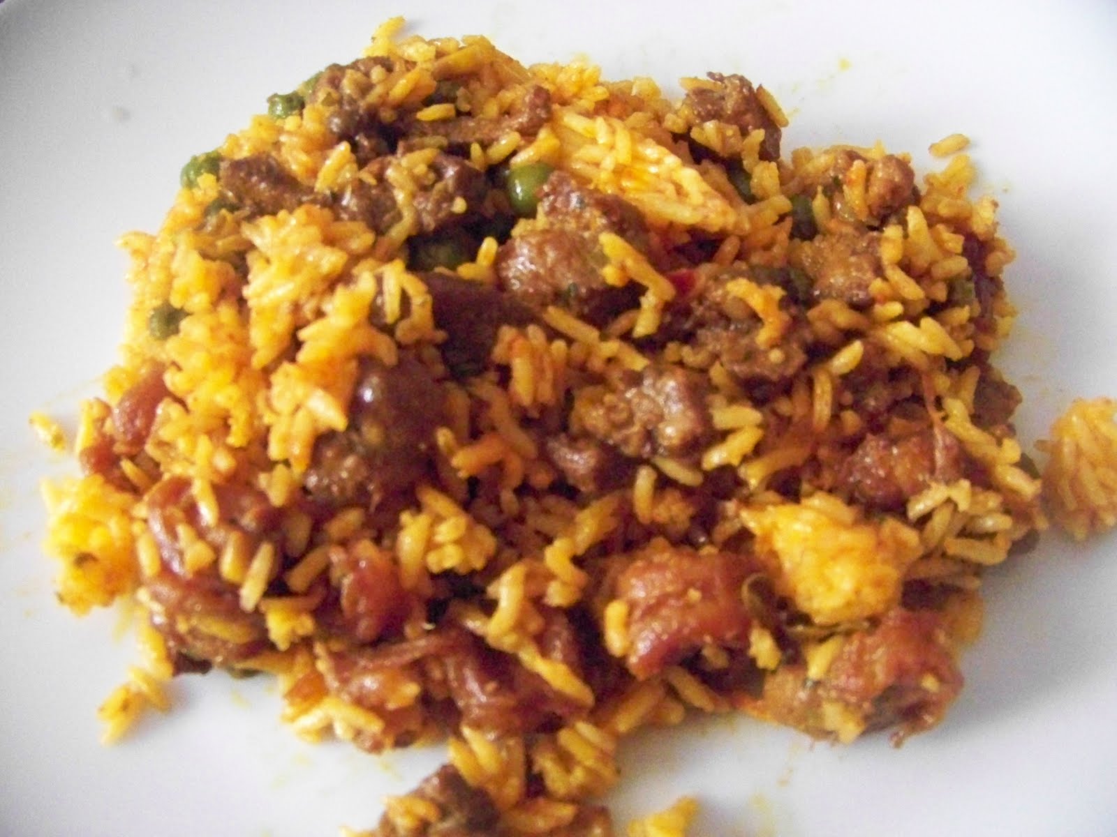 Aroma latino: Arroz relleno ( de todo )