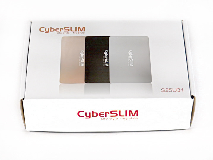 時尚便攜、傳輸快速、免工具拆裝的CyberSLIM S25U31 2.5吋硬碟外接盒！
