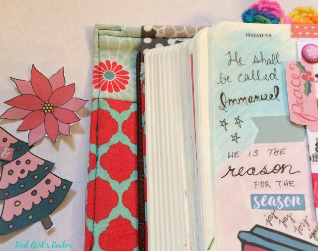 Bible Journaling using the Rest in Him devotional