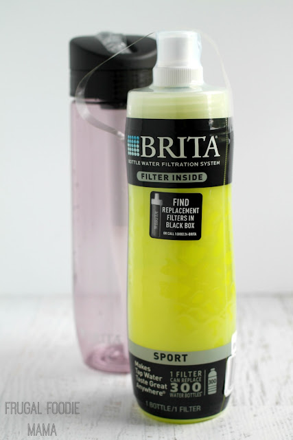 Brita water bottles are lightweight, easy to use, and can filter water from anywhere thanks to the built-in filters.