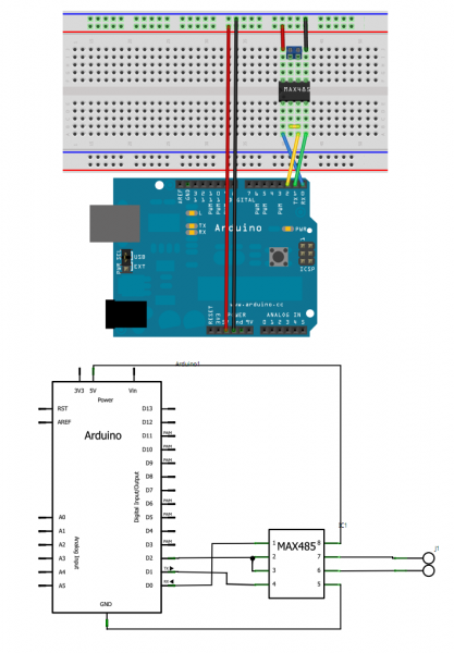 Arduino Experience: RS-485 Implementation on an Arduino