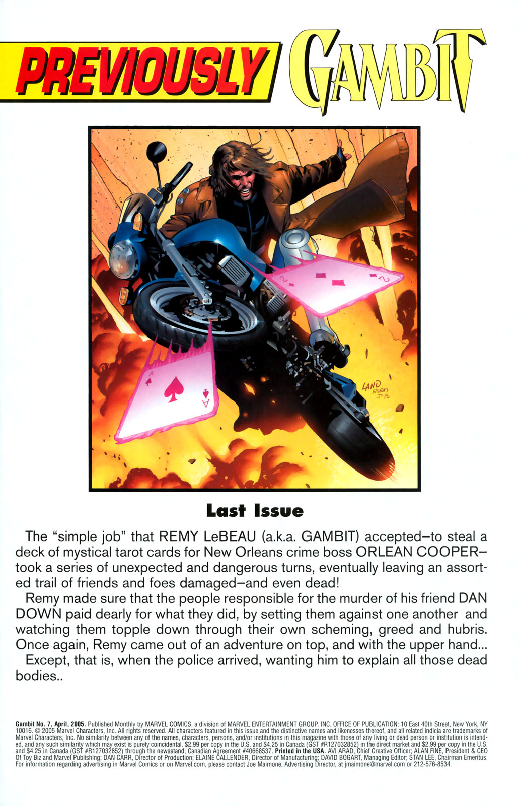 Read online Gambit (2004) comic -  Issue #7 - 2