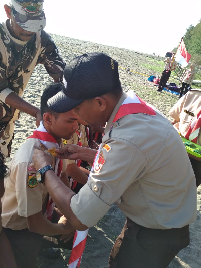 Pelantikan Kenaikan Pangkat Pandega dan Bantara Kwarcab Pelantikan Kenaikan Pangkat Pandega dan Bantara Kwarcab