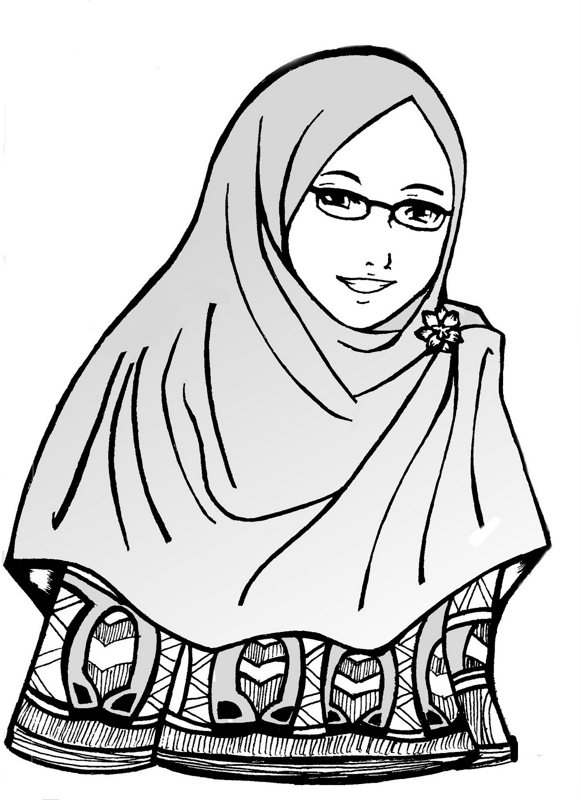 23+ Gambar Kartun Muslimah Nenek