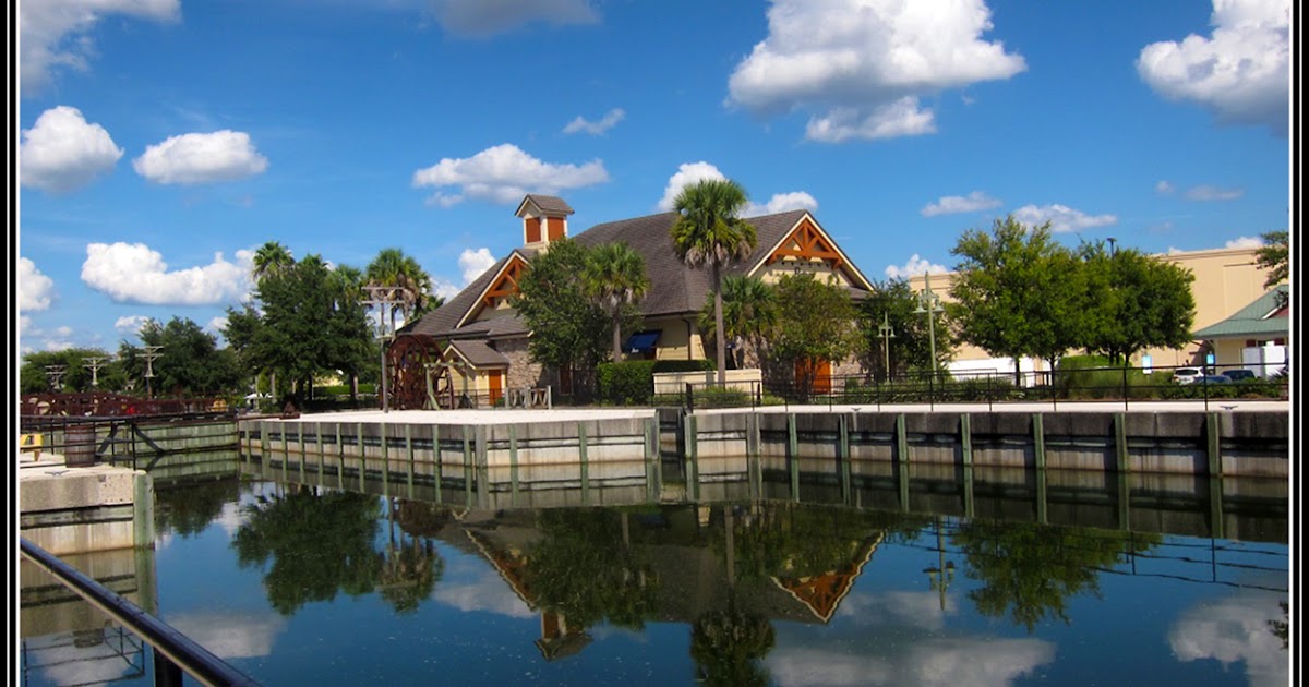 Ocala, Central Florida & Beyond Canal at Lake Sumter Landing, The Villages