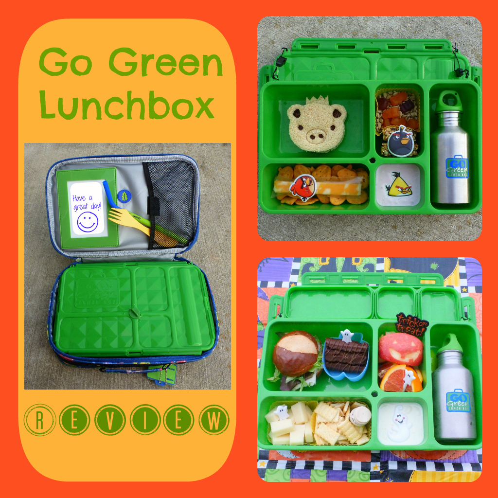 Green Game On Top Plastic Lunch Box for School