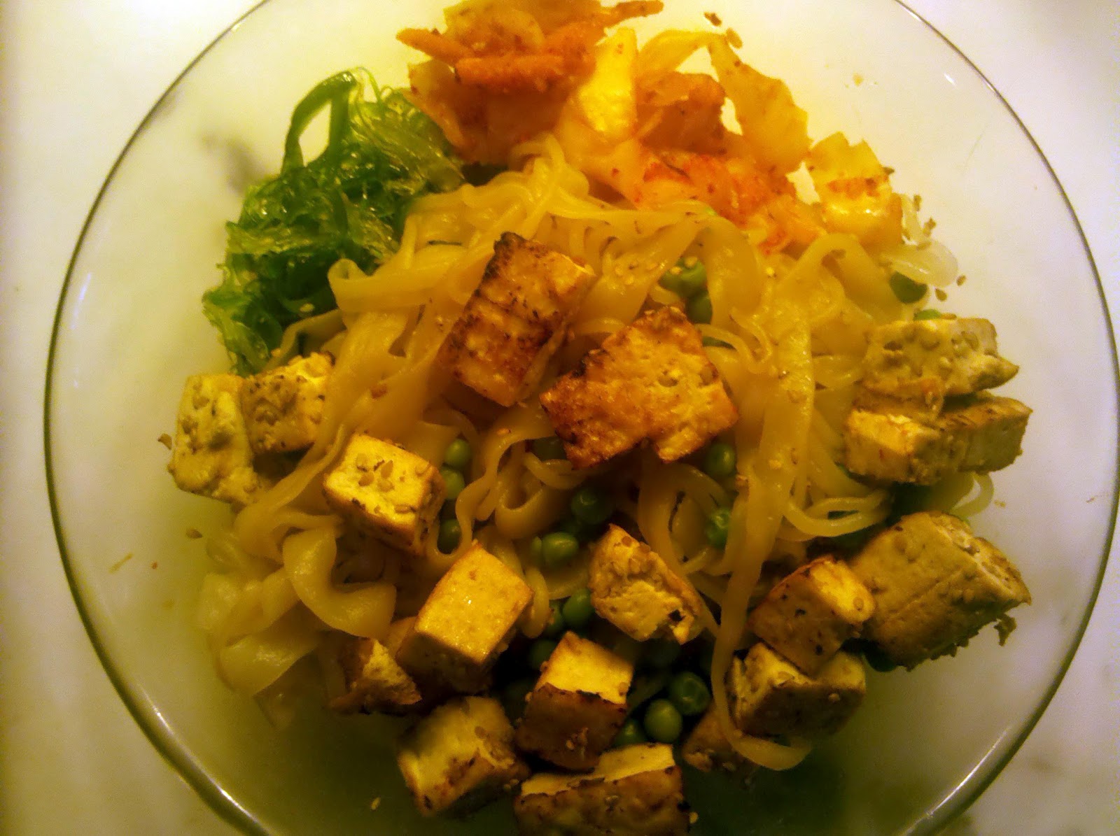 The Sensual Vegetable Tofu Noodles