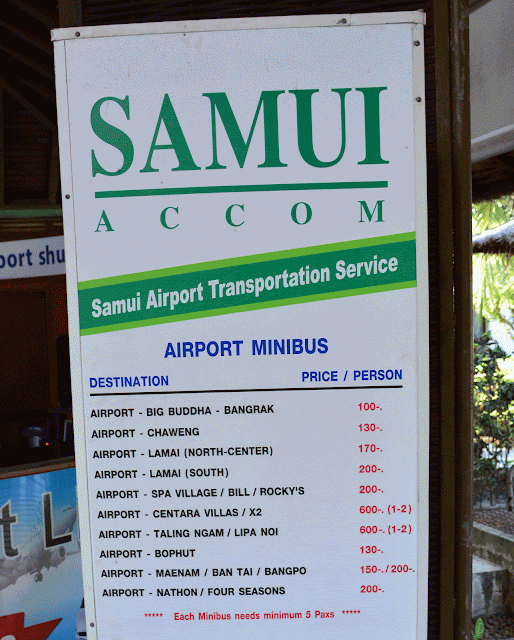 How to get transfer service From Samui Airport to Chaweng, Samui Transfer
