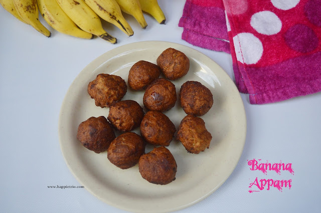 Instant Banana Appam 