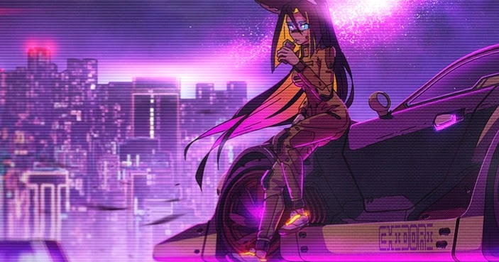 Anime Girl Cyberpunk Animated Wallpaper Animated Live