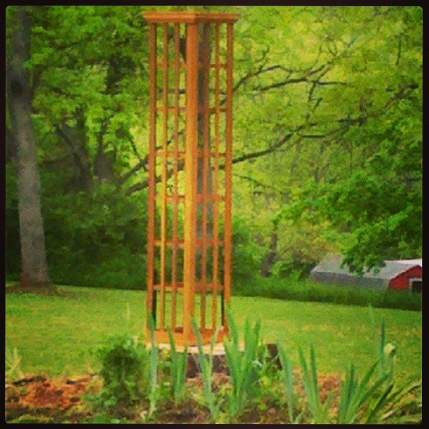 Ft Sussex Great Outdoors Trellis Tower, completion