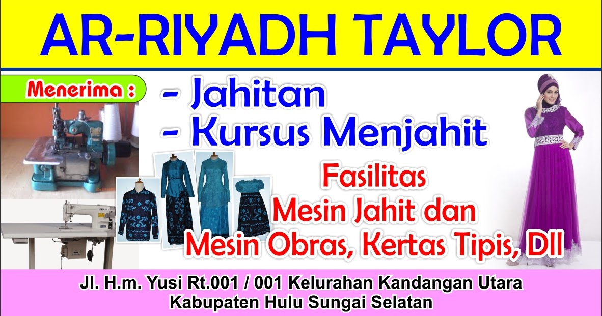 Contoh Gambar Banner Penjahit Baju kumpulan contoh spanduk Contoh Gambar Banner Penjahit Baju kumpulan contoh spanduk
