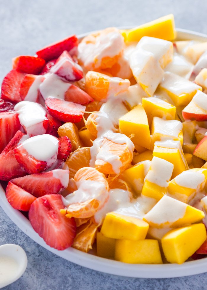FRUIT SALAD WITH HEALTHY YOGURT SAUCE Cooks Network