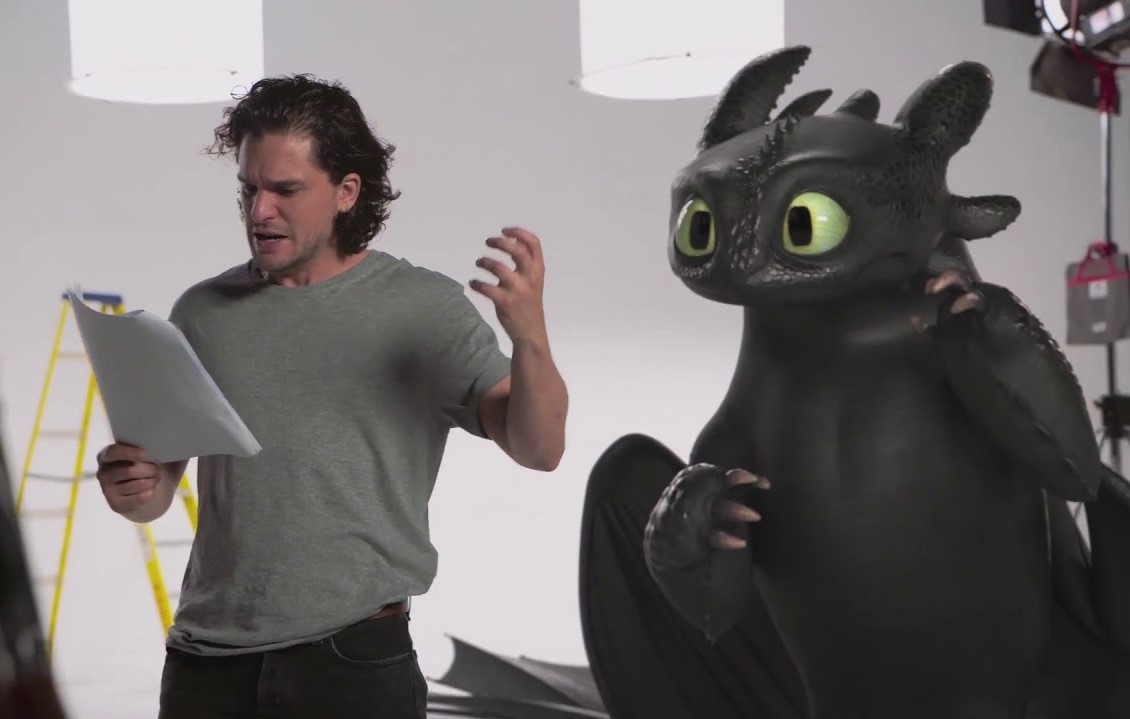 Kit Harington & Banguela interagem em vídeo inédito de “Como Treinar o Seu  Dragão 3” 
