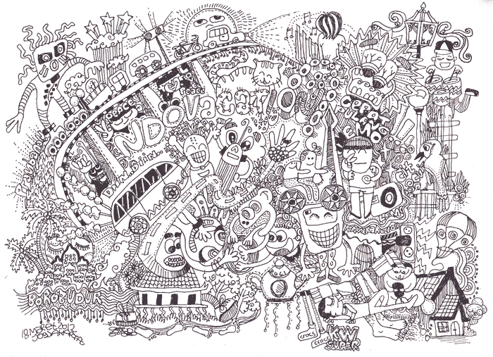 Doodle Liburan Jogjakarta