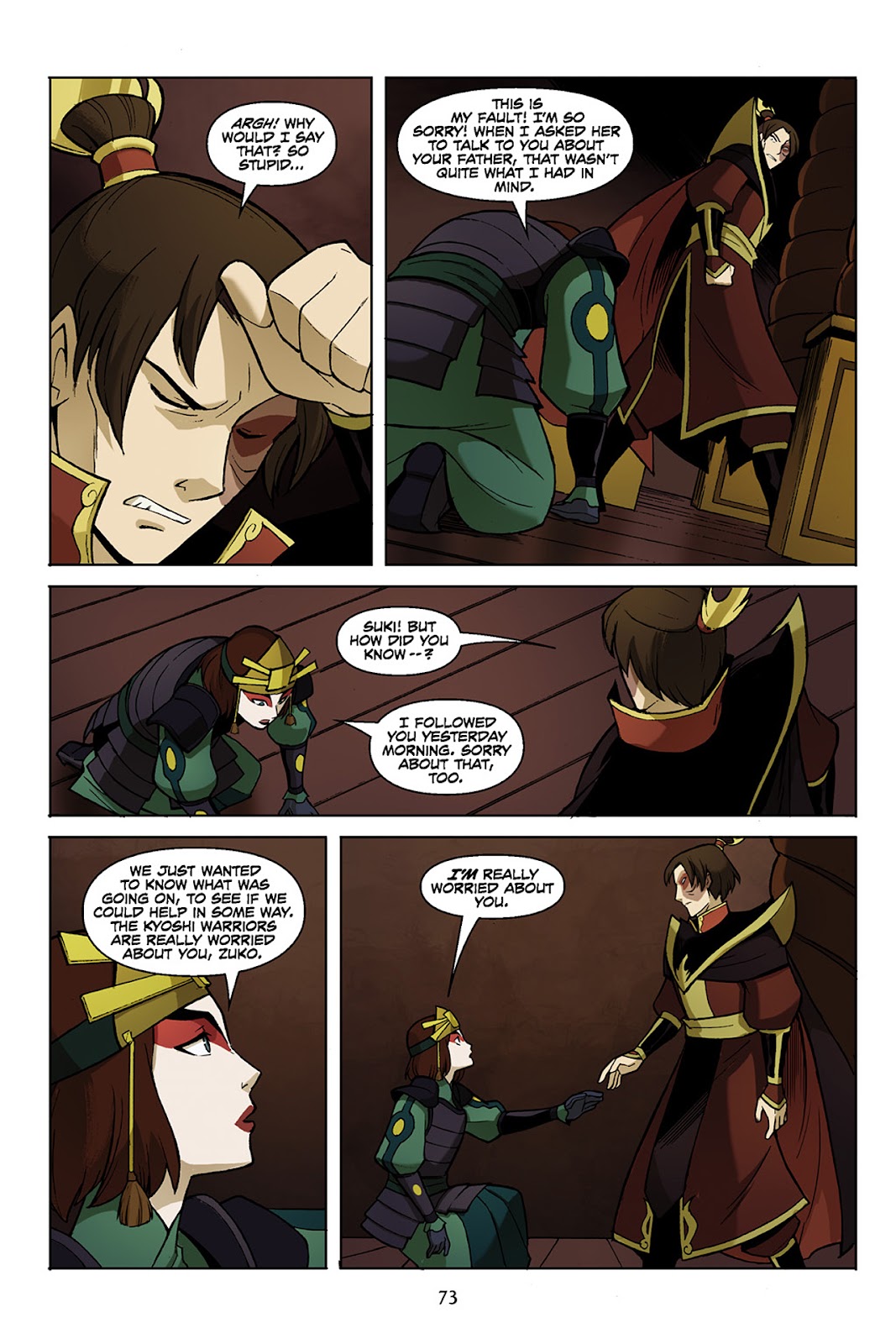 Nickelodeon Avatar: The Last Airbender - The Promise issue Part 2 - Page 74