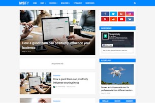 Msify - Responsive Blogger Template