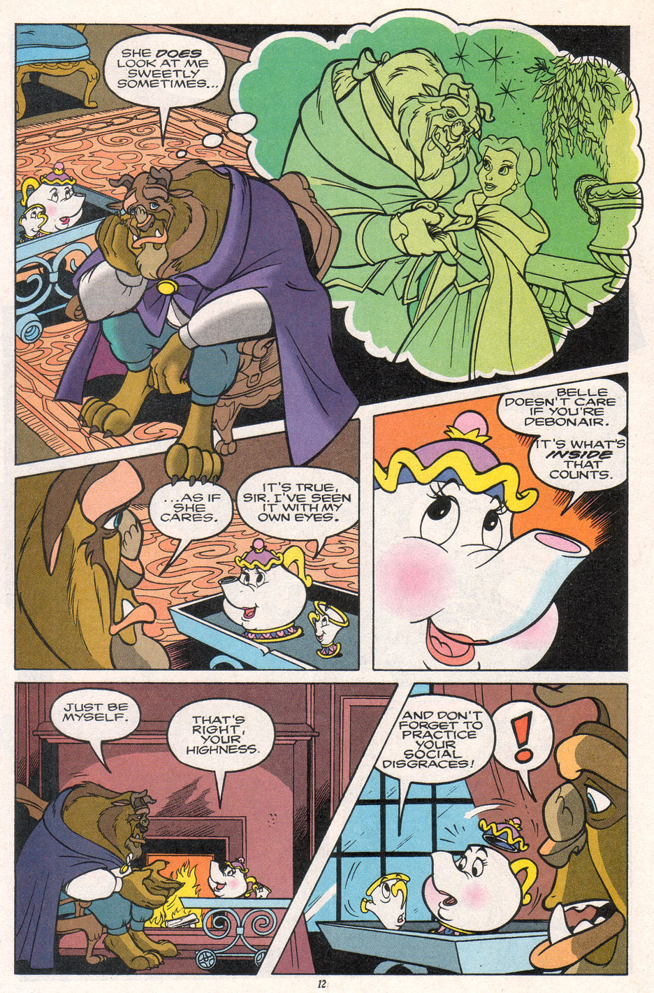 Read online Disney's Beauty and the Beast comic -  Issue #12 - 13