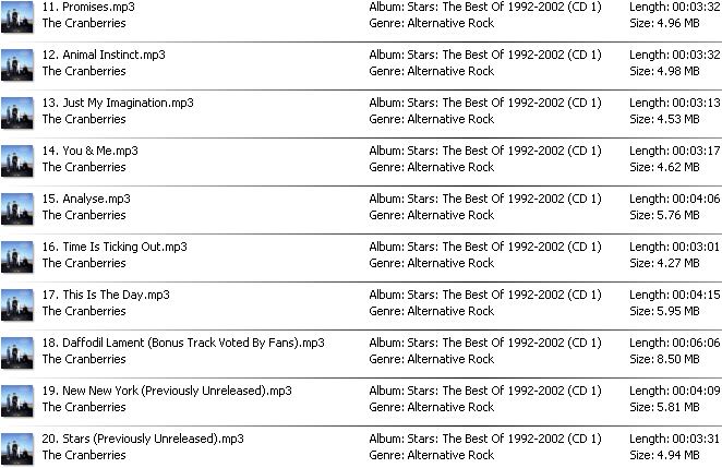 Download Lagu The Cranberries Full Album
