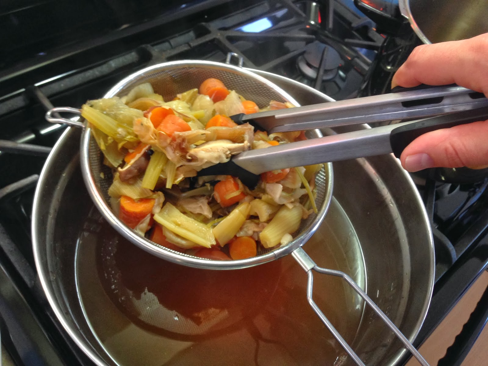 Cooking with SAHD Pressure Cooker Vegetable Stock