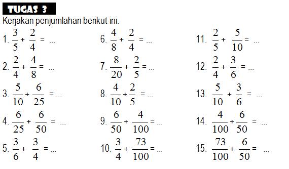MATEMATIK DUNIAKU LATIHAN
