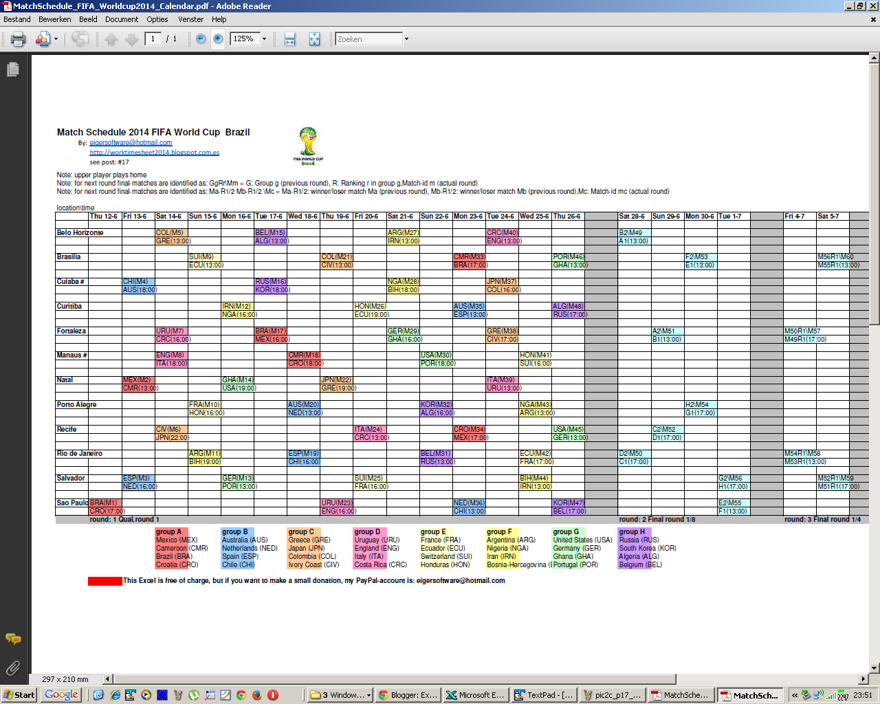Календарь шаблон эксель. Календарь шаблон excel. World Cup 2014 Schedule. Календарь в экселе.