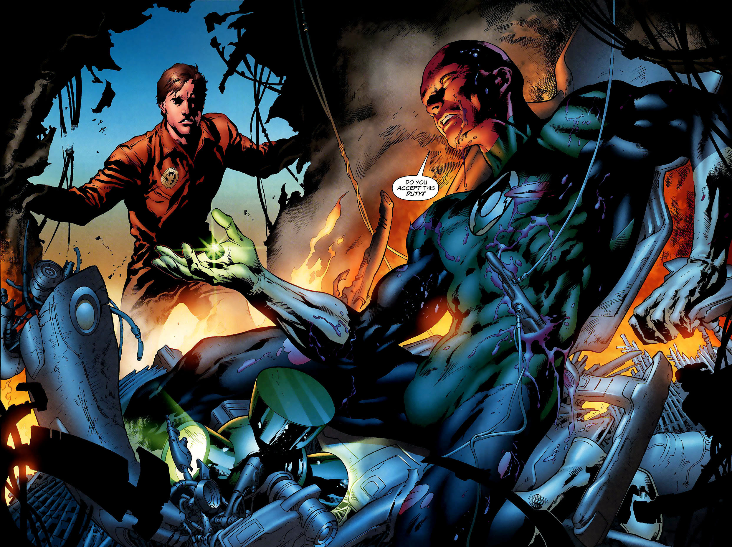 Read online Green Lantern (2005) comic -  Issue #30 - 15