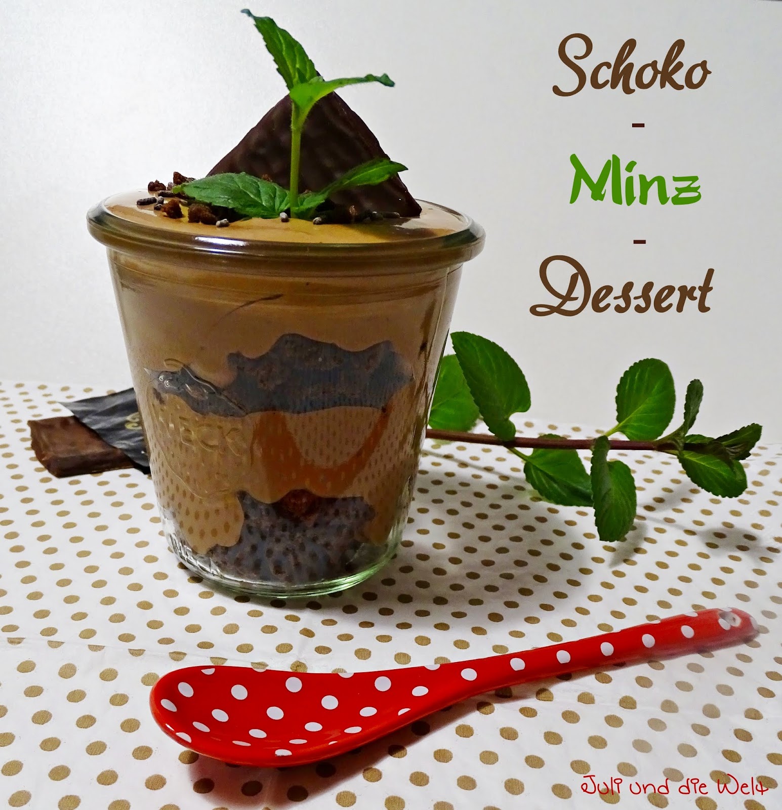 Schoko - Minz - Dessert oder After Eight Dessert: Rezept gegen den ...