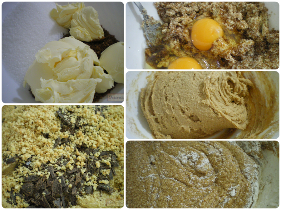 Cookies de menta y chocolate (Elaboración)