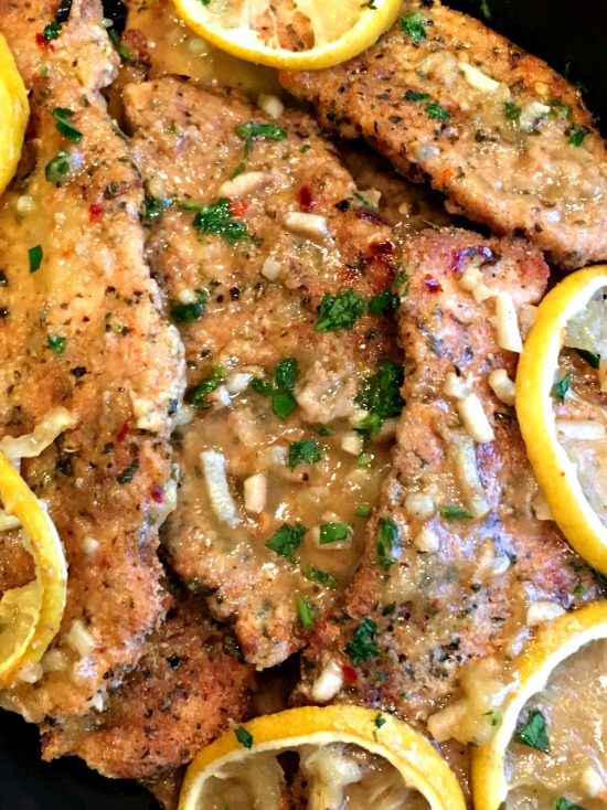 Gluten Free Lite Baked Lemon Chicken Cutlets