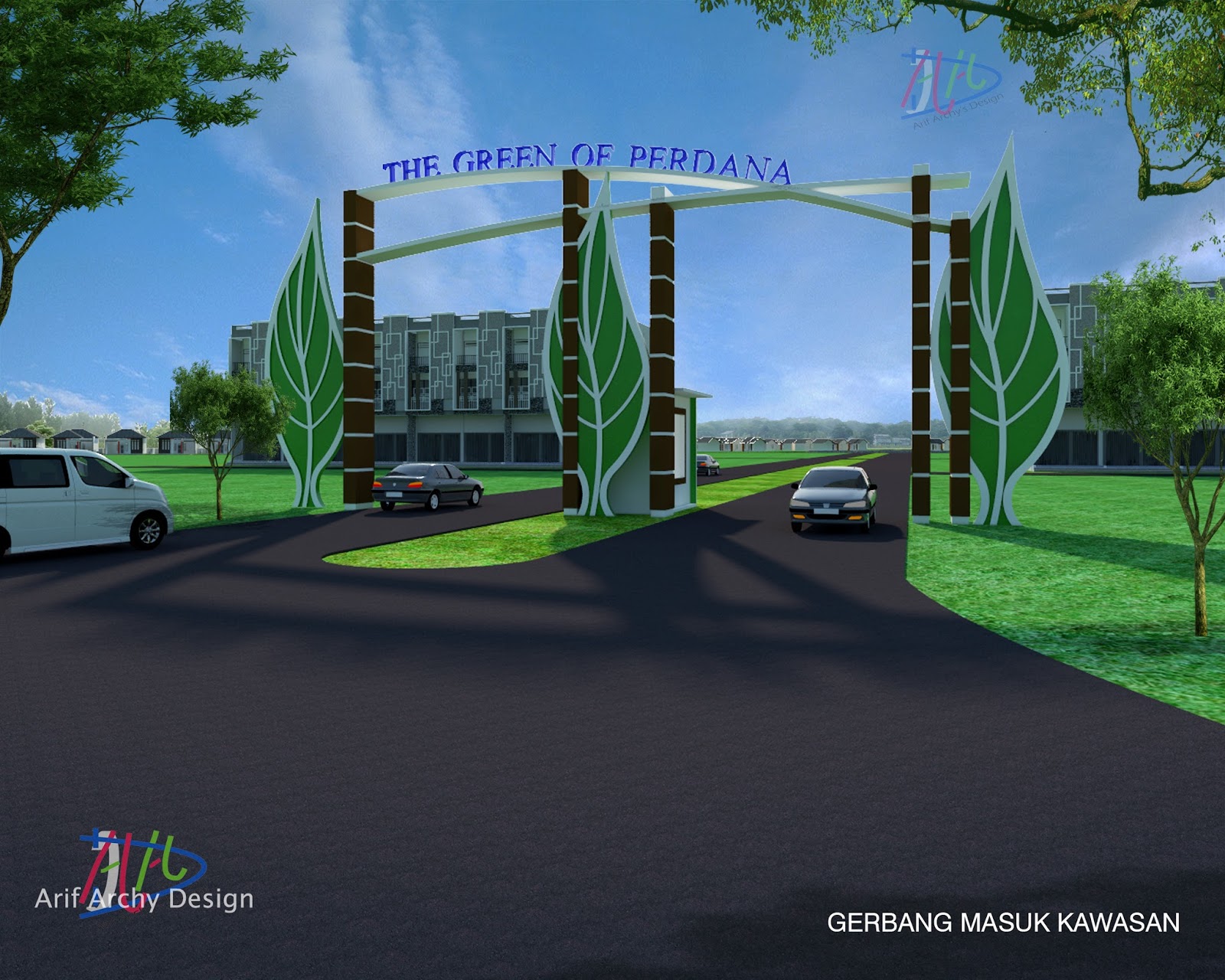 Desain Kawasan Perumahan Di Kota Pontianak Kal Bar Indonesia