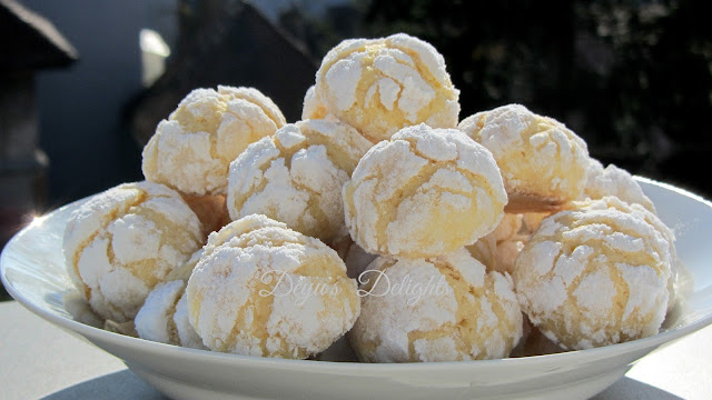 Fursecuri cu lamaie - Lemon crinkle