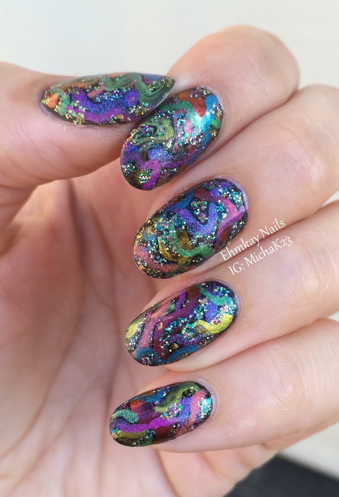 ehmkay nails Nail Art Inspired by Jewelry Round 3