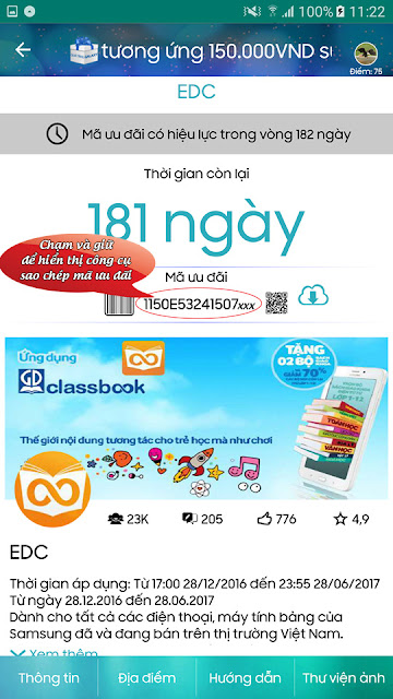 Quà tặng từ Galaxy Samsung với ứng dụng Classbook cho học sinh Clip_5