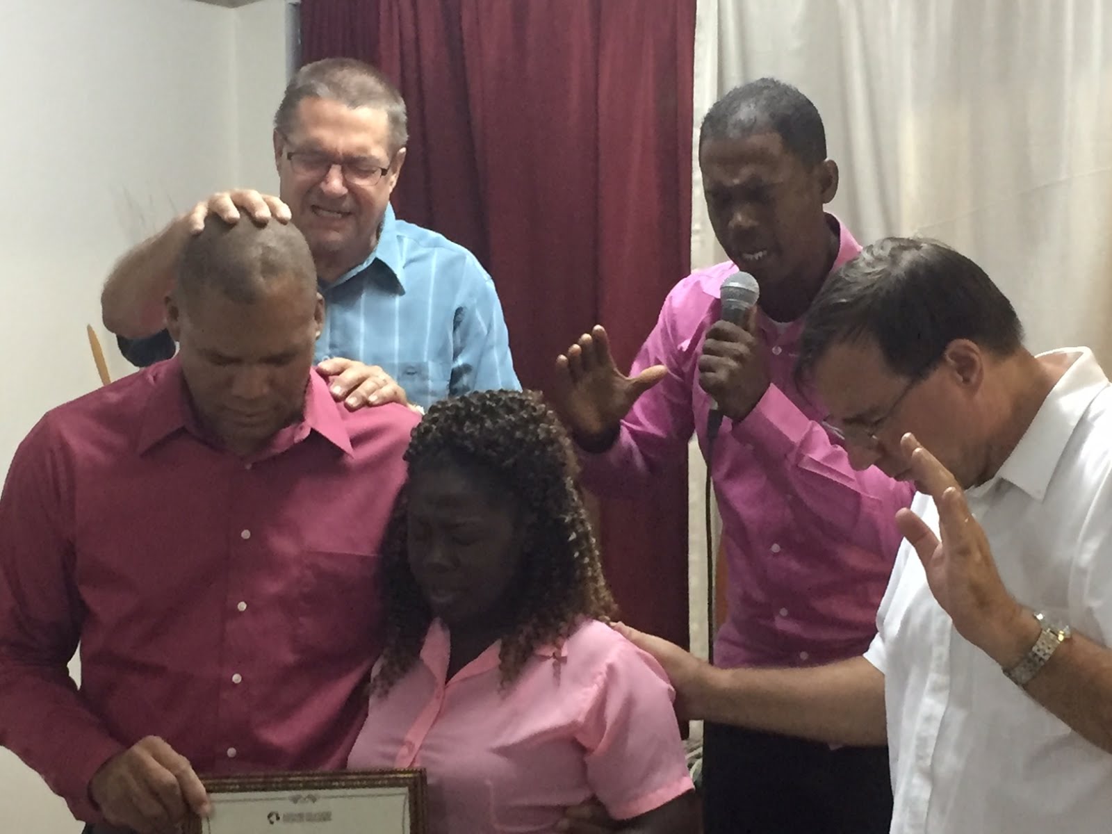 Confirming pastors in St. Kitts