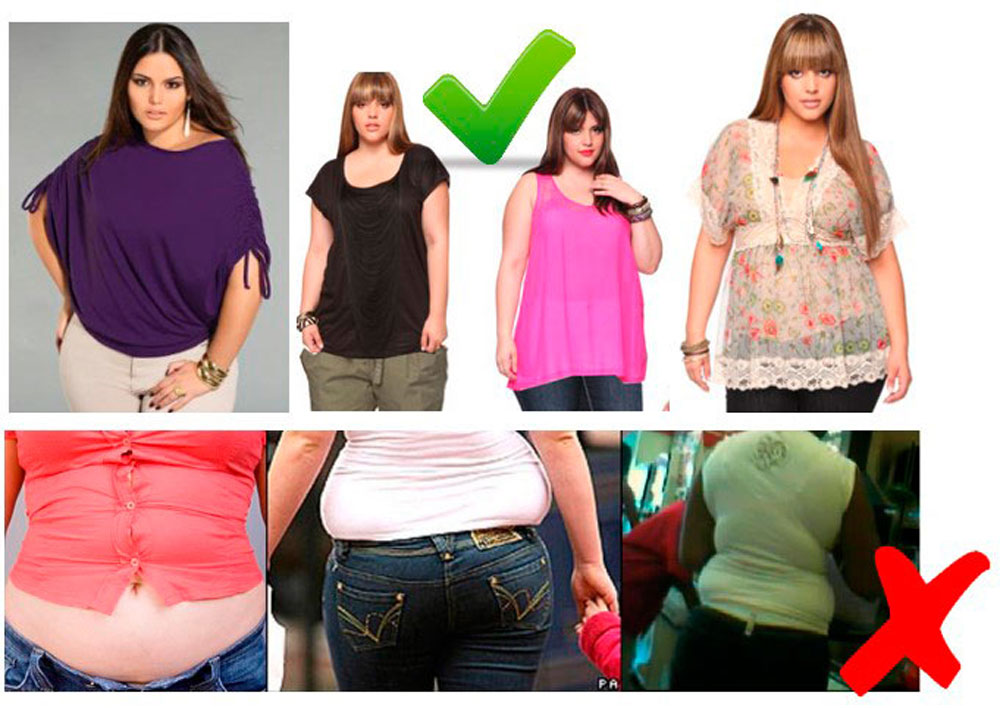 Que tipo de blusas le quedan a las gorditas Clearance