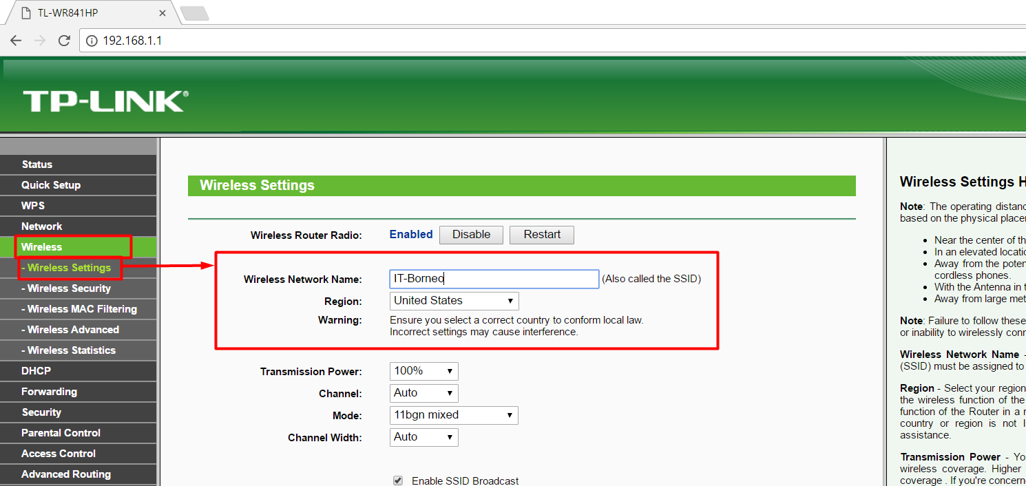 Cara Setting Access Point TP Link dan Penjelasannya IT Borneo Blog