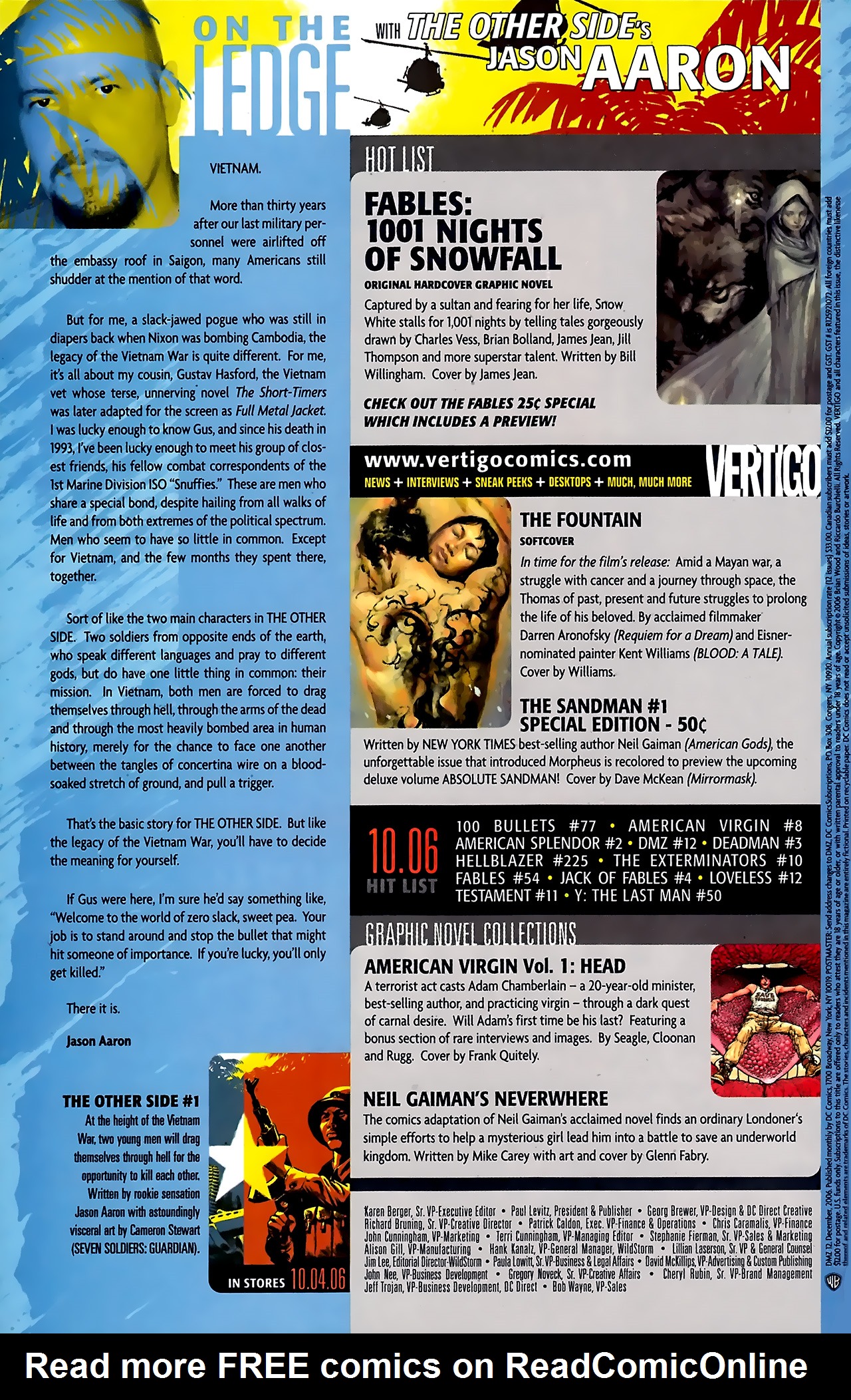 Read online DMZ (2006) comic -  Issue #12 - 21