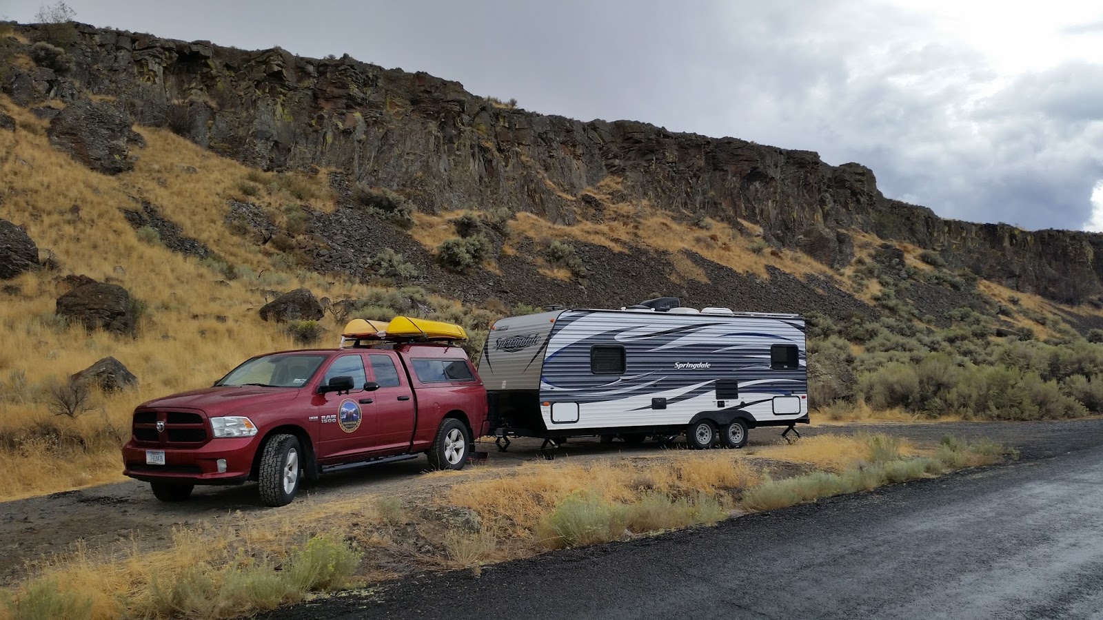 American Campgrounds FRENCHMAN COULEE, Vantage, WA