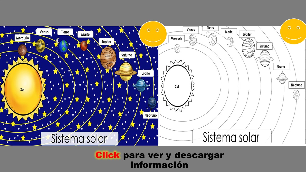 documento informativo y para colorear del sistema solar noticia366
