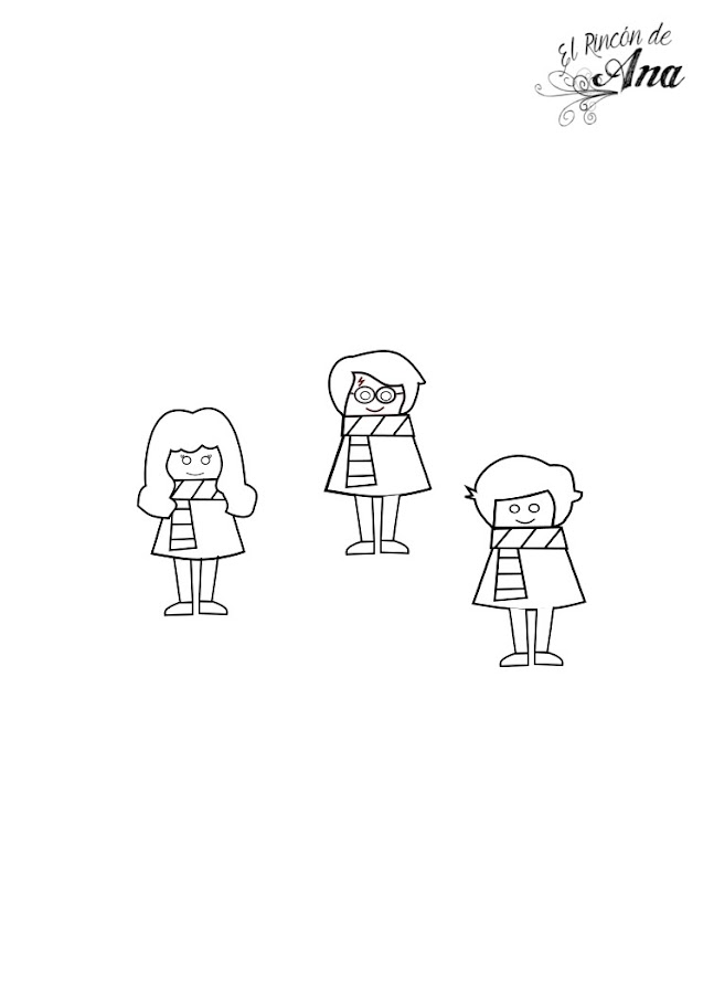 Toppers para lápices con los personajes de Harry Potter 