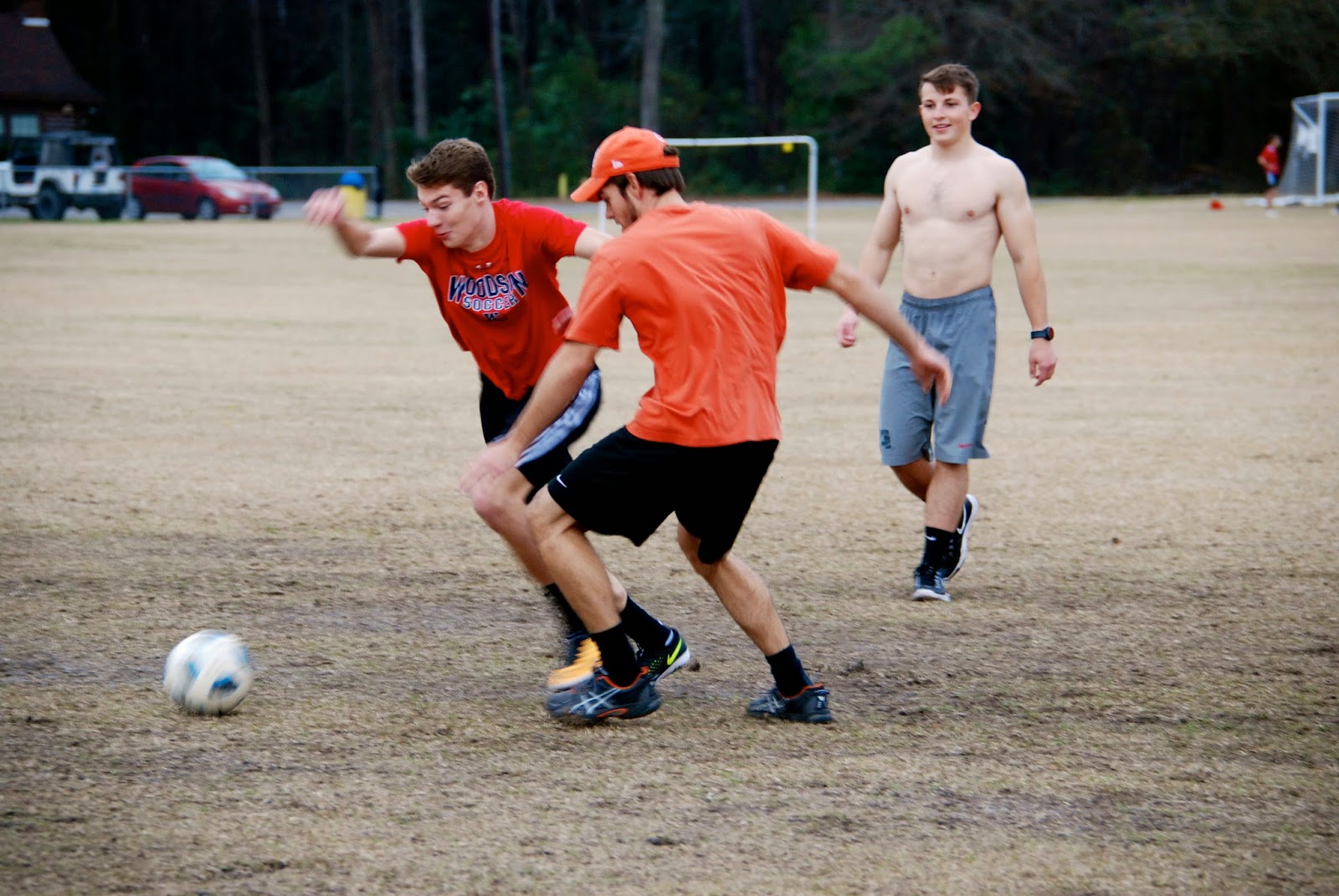 Just a Woman with a Sharpie Pick Up Soccer Game!