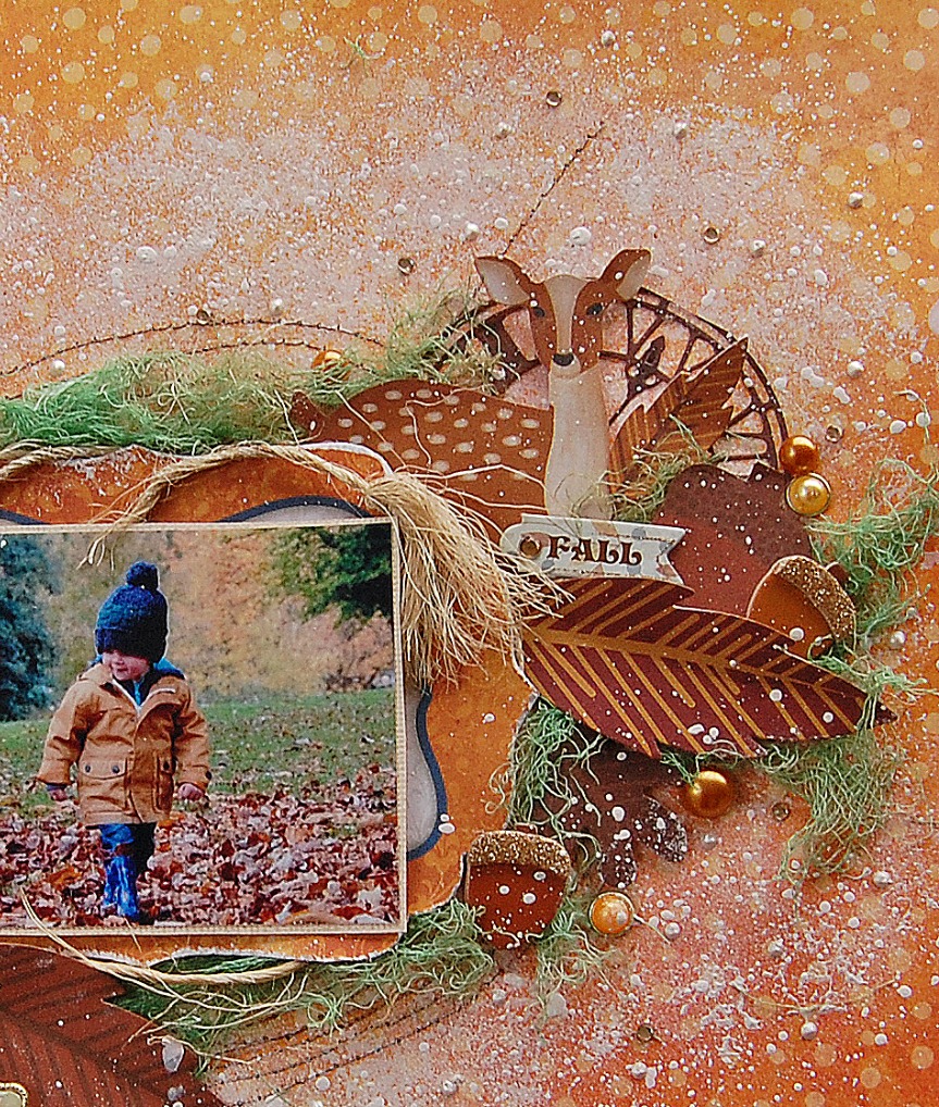 The BoBunny Blog: Beautiful Fall Layout by Marilyn