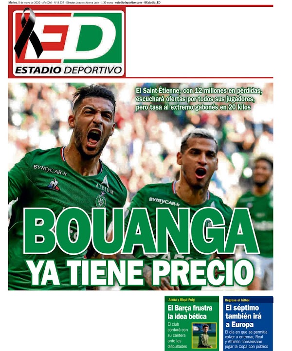 Betis, Estadio Deportivo: "Boaunga ya tiene precio"