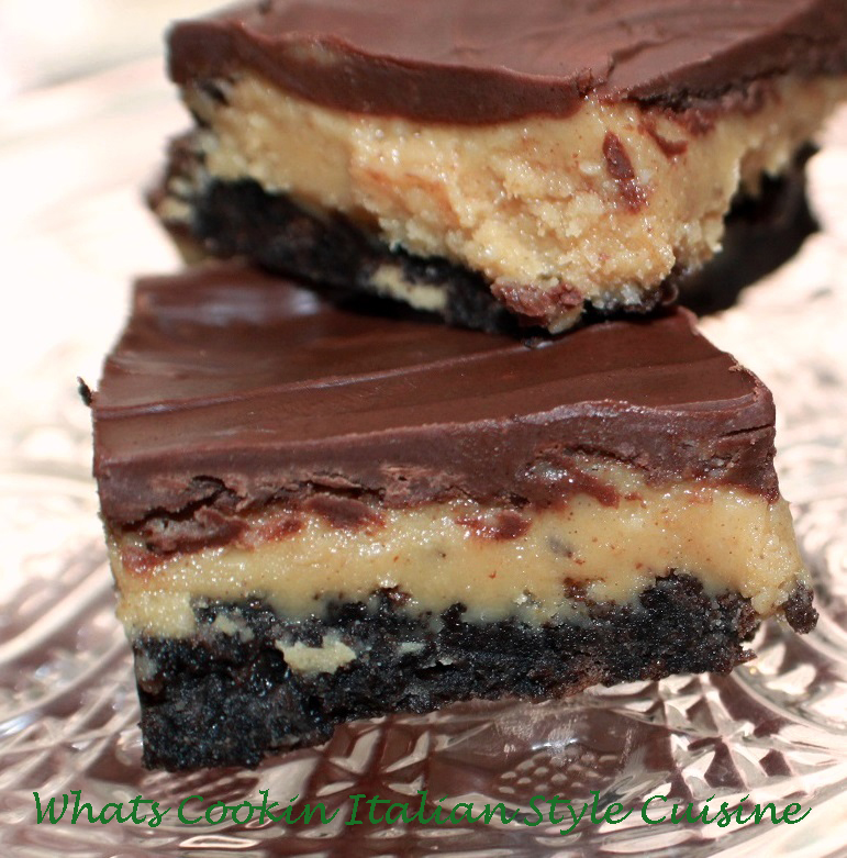 No Bake Peanut Butter Oreo Bars What's Cookin' Italian Style Cuisine