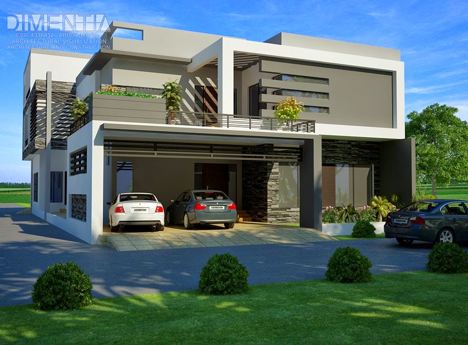 1 Kanal House Plan Layout 500 sq ~ 3D Front Design.Blog